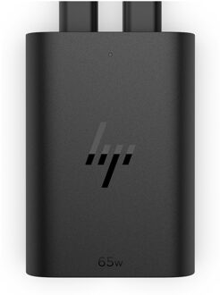 HP USB-C 65W GaN Laptop Charger EURO Voeding Zwart