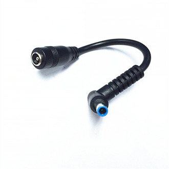 HP verloopstekker voor Female 5.5*2.1mm/ 5.5*2.5mm/ Male HP 4.5x3.0mm with center pin - small