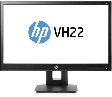 HP VH22 - 22 inch - 1920x1080 - DP - DVI - VGA - Zwart