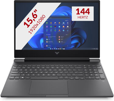HP VICTUS 15-fa1018nd -16 inch Gaming laptop Zwart