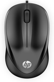 HP Wired Mouse 1000 Muis Zwart
