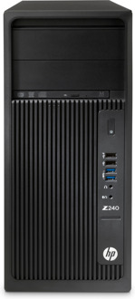 HP Z240 Tower - Intel Core i5-7e Generatie - 8GB RAM - 256GB SSD - Windows 11 Zwart - small