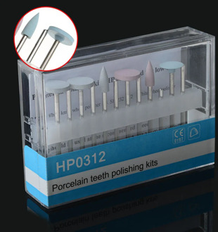 HP0312 Porcelain Teeth Polishing Kit Used for Dental Low-Speed Handpiece Teeth Whitening Oral Hygiene