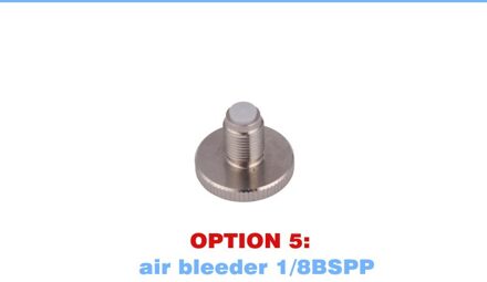 Hpa Hoge Druk Lucht Scuba Din Vul Station Adapter 300bar/4500psi air bleeder 1stk