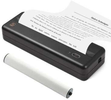 HPRT MT810 A4 Portable Paper Printer Thermal Printing Wireless BT Connect Compatible with iOS and Android Mobile Photo Printer