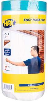 HPX Easy mask film cloth tape | 2100mm x 17m - PC2117 | 30 stuks PC2117