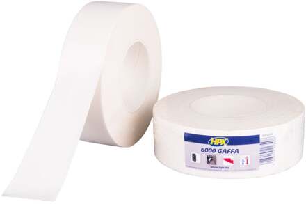 HPX Gaffer 6000 tape | Wit | 38mm x 50m - AW3850 | 24 stuks AW3850