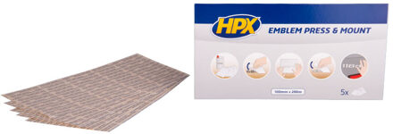 HPX Lijmstrips | Transparant | 100mm x 200mm - EP1020 | 50 stuks EP1020