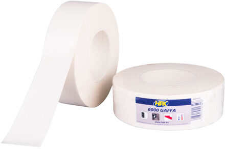 HPX Linnen Tape 50 Mm 50 Meter Polyester/rubber Wit