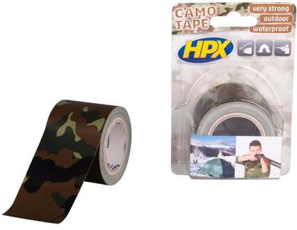 HPX Pantsertape | Camouflage | 48mm x 5m - CA5005 | 10 stuks CA5005