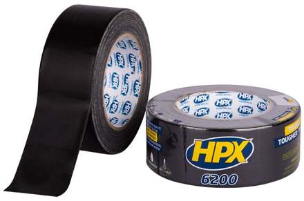 HPX Pantsertape - zwart 48mm x 25m