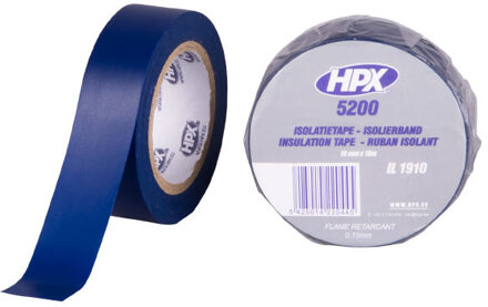 HPX PVC isolatietape | Blauw | 19mm x 10m - IL1910 - IL1910