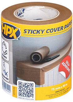 HPX Zelfklevend afdekpapier | 74mm x 30m - CP7530 CP7530