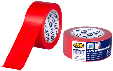 HPX Zelfklevende markeringstape | Rood | 48mm x 33m - LR5033 - LR5033