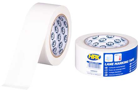 HPX Zelfklevende markeringstape | Wit | 48mm x 33m - LW5033 | 36 stuks LW5033