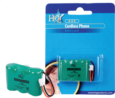 HQ ACCU-T0416NM Nikkel-Metaalhydride (NiMH) 300mAh 3.6V oplaadbare batterij/accu
