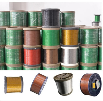 HQ CW01 5Colors Tiny 0.38-1MM PVC Plastic Coated Stainless Steel 304 Wire Rope Cable Flexible Fishing Wire Accessory Cable