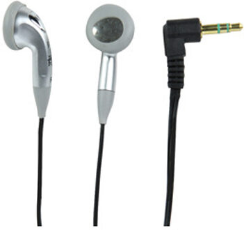 HQ earphones - zilver - 1,1 meter