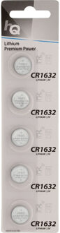 HQ HQCR1632/5BL household battery Single-use battery CR1632 Lithium 3 V