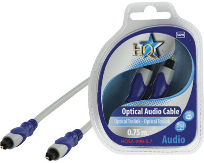 HQ Optische toslink - optische toslink, 0,7m Kabel