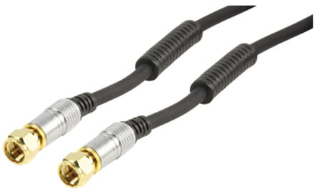 HQ SS1527/10 Antenne kabel van hoge kwaliteit met vergulde pluggen - F-Connector
