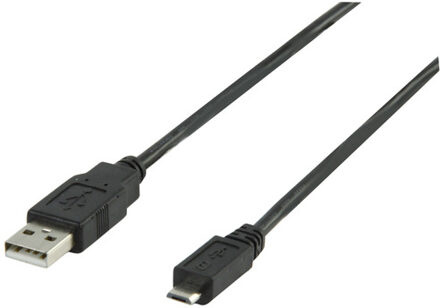 HQ USB 2.0 Kabel Male- Micro A Male 1.8M bl