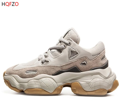 HQFZO Flock Autumn Winter Big Plus Size Women Sneakers High Quality Running Shoes Basket Female Shoes 35-43 2020 New