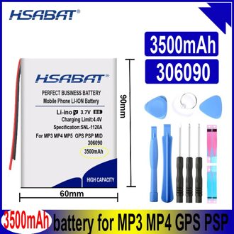 Hsabat 306090 3500 Mah Supply Lithium Batterie Lithium Polymer Oplaadbare Batterij Voor Bluetooth Headset MP3 MP4 MP5 Gps Psp Mid