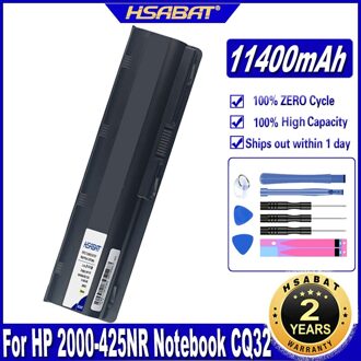 Hsabat MU06 593553-001 11400Mah Batterij Voor Hp 2000-425NR Notebook CQ32 CQ42 CQ56 CQ62 CQ72 G32 G42 G56 g62 DM4 G72 Batterijen