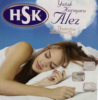 Hsk 160X200 Vloeibare Waterdichte Badstof Matrasbeschermer Matras Pad