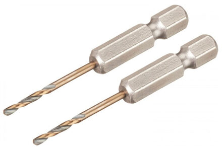 Hss-metaalboor Black & Gold Hex - Diam. 2mm