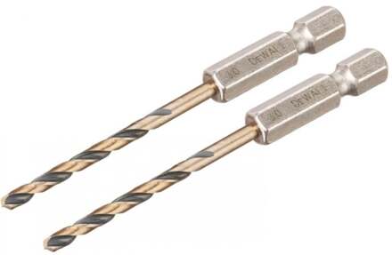 Hss-metaalboor Black & Gold Zeskant - Diam. 3mm