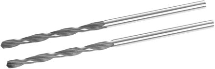 Hss-metaalboor Precisie Set - Diam. 2mm - 2 Stuks