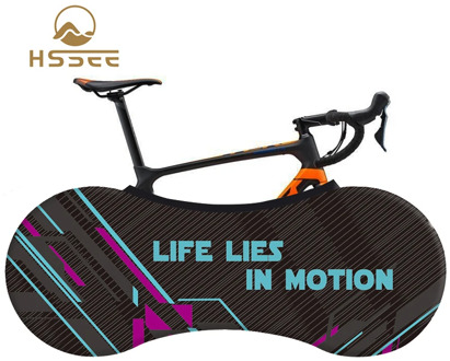 HSSEE 2020 Fashion Road Bike Dust Cover Advanced Elastic Fabric 26 "-28" Bicycle Indoor Dust Cover Genuine Bike Accessories