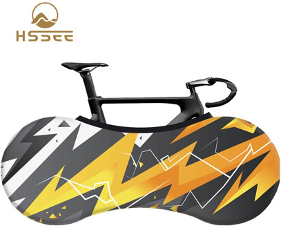 HSSEE 2020 MTB road bike cover high-quality elastic fabric indoor dust cover for 26 "-28" bicycle genuine tire protection cover