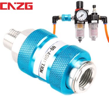 HSV-06 HSV-08 HSV-10 HSV-15 Pneumatische Hand Schuifklep Flow Control Manual Schakelaar G1/8 1/4 3/8 1/2 Bspt Draad