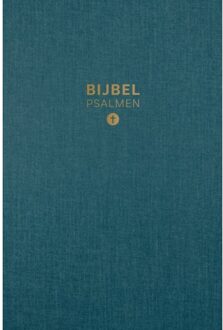 Hsv Bijbel Met Psalmen 10x15 Linnen Petrol