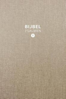 HSV Bijbel met Psalmen 10x15 linnen taupe -   (ISBN: 9789065395757)