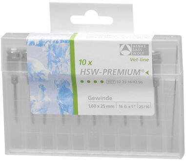 HSW 1.4x25mm - Schroefnaald - 10 stuks