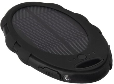 HT-PO96 Solar Power Bank 4000Mah Externe Batterij Powerbank Draagbare Opladen Voor Slimme Mobiele Telefoons Met Led Licht