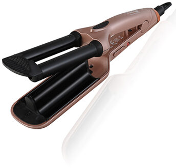 HTG Mini Hair Wave Iron voor Reizen heat Hair Curler Haar Krultang snelle kleine golvend stijlen Haar CurlerHT050 Goud / VS