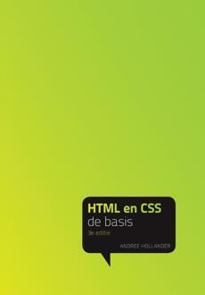 HTML en CSS - Boek Andree Hollander (9043024015)