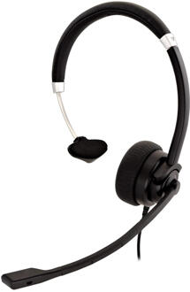 HU411 hoofdtelefoon/headset Hoofdband Zwart