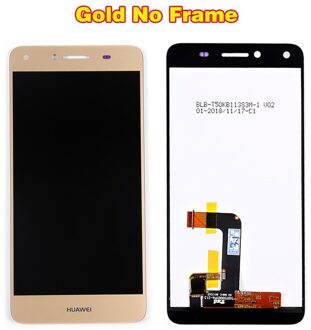 Huawei Honor 5A Y6 Ii Compact LYO-L01 LYO-L21 Lcd-scherm 5.0 Inch Touch Screen 1280*720 Digitizer Vergadering Frame met Gratis Tool goud zonder kader