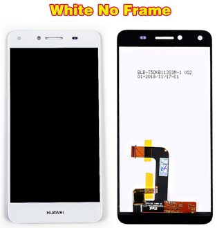 Huawei Honor 5A Y6 Ii Compact LYO-L01 LYO-L21 Lcd-scherm 5.0 Inch Touch Screen 1280*720 Digitizer Vergadering Frame met Gratis Tool wit zonder kader