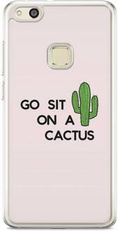 Huawei P10 Lite siliconen hoesje - Go sit on a cactus