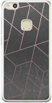 Huawei P10 Lite siliconen hoesje - Marble grid