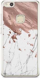 Huawei P10 Lite siliconen hoesje - Marble splash