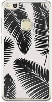 Huawei P10 Lite siliconen hoesje - Palm leaves silhouette
