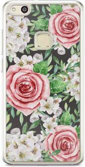 Huawei P10 Lite siliconen hoesje - Rose story